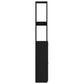 Bathroom Cabinet Black Engineered wood Slim and tall