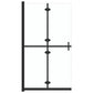 Foldable Walk-in Shower Wall Transparent ESG Glass 43.3"x74.8"