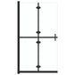 Foldable Walk-in Shower Wall Transparent ESG Glass 47.2"x74.8"