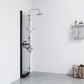 Foldable Walk-in Shower Wall Transparent ESG Glass 47.2"x74.8"