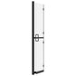 Foldable Walk-in Shower Wall Frosted ESG Glass 27.6"x74.8"