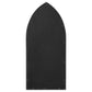Garden Mirror Black Iron, Glass 27.6x11.8 in Decorative inlays