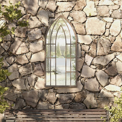 Garden Mirror Sand Iron, Glass Medium Decorative Inlays