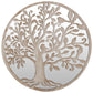 Round Garden Mirror Sand Iron, Glass Medium Decorative Inlays