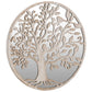 Round Garden Mirror Sand Iron, Glass Medium Decorative Inlays