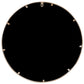 Round Garden Mirror Sand Iron, Glass Medium Decorative Inlays