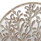 Round Garden Mirror Sand Iron, Glass Medium Decorative Inlays