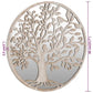 Round Garden Mirror Sand Iron, Glass Medium Decorative Inlays