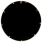 Round Garden Mirror Sand Iron, Glass 24 in diameter