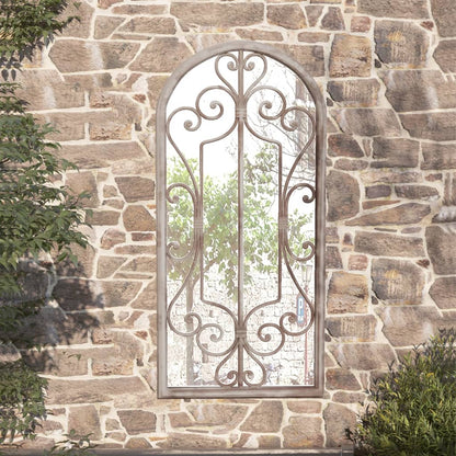 Garden Mirror Sand Iron, Glass Medium Decorative Inlays