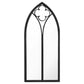 Mirror Black Iron, glass 27.6 x 11.8 in Decorative Inlays