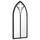 Mirror Black Iron, glass 27.6 x 11.8 in Decorative Inlays