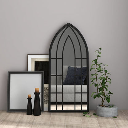 Mirror Black Iron, Glass 39.4 x 17.7 in Mirror Mirror Other
