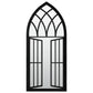 Mirror Black Iron 39.4 x 17.7 in Decorative Inlays Mirror