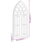 Mirror Sand Iron, Glass 27.6 x 11.8 in Wall mounting Mirror