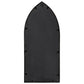 Mirror Black Iron, Glass 27.6x11.8 in Decorative Inlays Mirror