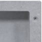 Shower Niche Matt Gray 16.1"x14.2"x3.9"
