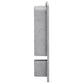 Shower Niche with 2 Compartments Matt Gray 16.1"x20.1"x3.9"