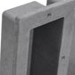 Shower Niche with 2 Compartments Matt Gray 16.1"x20.1"x3.9"