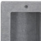 Shower Niche with 2 Compartments Matt Gray 16.1"x20.1"x3.9"