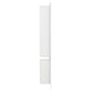 Shower Niche with 2 Compartments High Gloss White 16.1"x27.2"x3.5"
