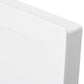 Shower Niche with 2 Compartments High Gloss White 16.1"x27.2"x3.5"