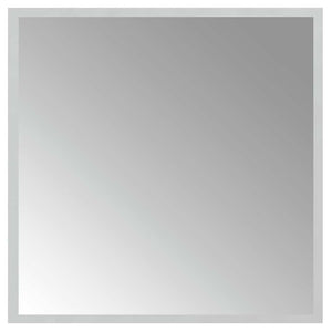 LED Bathroom Mirror Transparent Glass 20 x 20 in