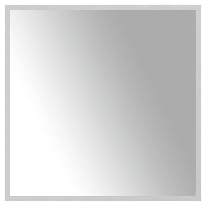 LED Bathroom Mirror Glass 23.6 x 23.6 in LED Bathroom Mirror