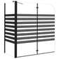 Stripe Bath Enclosure 47.2"x26.8"x51.2" Tempered Glass
