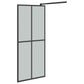 Walk-in Shower Screen 31.5"x76.8" Dark Tempered Glass