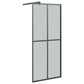 Walk-in Shower Screen 35.4"x76.8" Dark Tempered Glass