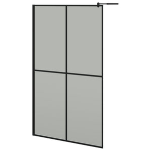 Walk-in Shower Screen 46.5"x74.8" Dark Tempered Glass