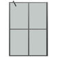 Walk-in Shower Screen 55.1"x76.8" Dark Tempered Glass
