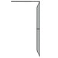 Walk-in Shower Screen 55.1"x76.8" Dark Tempered Glass