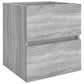 Sink Cabinet Grey Sonoma Engineered wood Compact Sink Cabinet