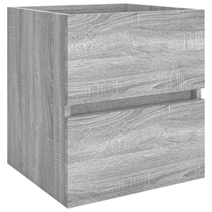 Sink Cabinet Grey Sonoma Engineered wood Compact Sink Cabinet