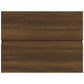 Sink Cabinet Brown Oak Engineered Wood Medium Storage