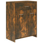 Bathroom Cabinet Smoked Oak Engineered Wood 23.6 x 13.0 x 31.5 in