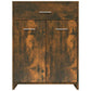 Bathroom Cabinet Smoked Oak Engineered Wood 23.6 x 13.0 x 31.5 in