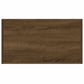 Bathroom Cabinet Brown Oak Engineered Wood Bathroom Cabinet