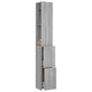 Bathroom Cabinet Grey sonoma Engineered wood Tall