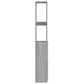 Bathroom Cabinet Grey sonoma Engineered wood Tall