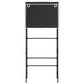Storage Rack Black Iron, non-woven fabric (100% polyester)