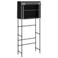 Storage Rack Black Iron, non-woven fabric (100% polyester)