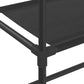 Storage Rack Black Iron, non-woven fabric (100% polyester)