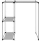 Storage Rack Grey Iron, Non-woven fabric (100% polyester)