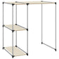 Storage Rack Cream Iron, Non-woven fabric Medium Bathroom Shelf