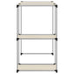 Storage Rack Cream Iron, Non-woven fabric Medium Bathroom Shelf