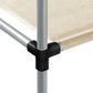 Storage Rack Cream Iron, Non-woven fabric Medium Bathroom Shelf
