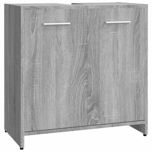 Bathroom Cabinet Gray Sonoma 23.6"x13"x23.6" Engineered Wood